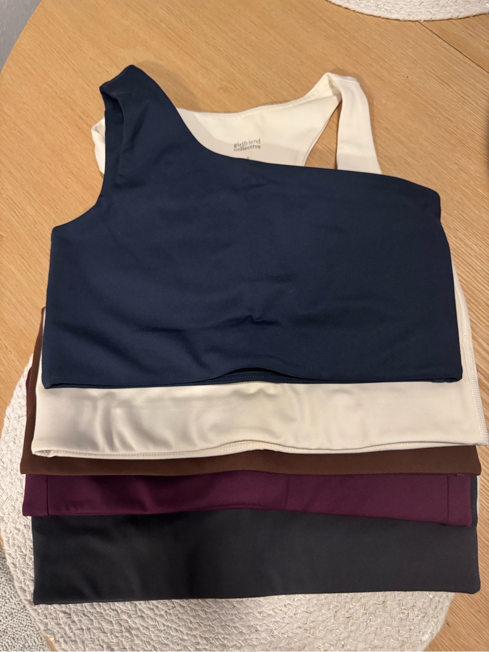 BUNDLE - 5 girlfriend collective crop workout tops